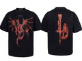 Thug Club Red Dragon & Sword Double Sided Oversized T-Shirt, Unisex
