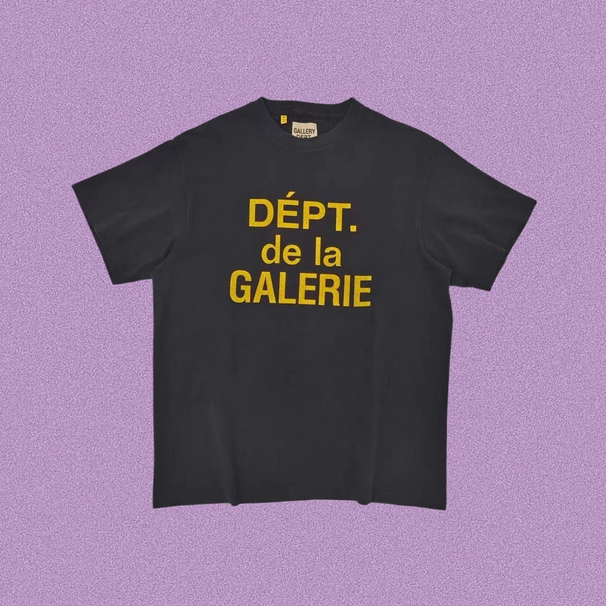 Gallery Dept. DÉPT. de la GALERIE Short Sleeve T-Shirt - Black/Yellow