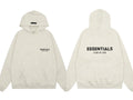 Fog Essentials Oat‑Heather Oversized Pullover Hoodie