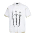Thug Club Vintage Three Swords Print Oversized T-Shirt, Unisex