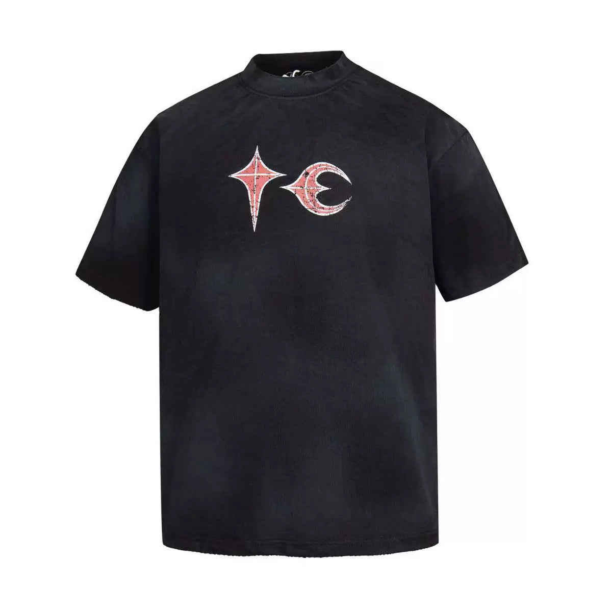 Thug Club Vintage Star Moon Logo Oversized T-Shirt, Unisex