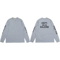 Gallery Dept. Sleeve Print DÉPT. de la GALERIE Long Sleeve T-Shirt - Light Grey
