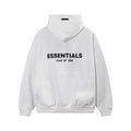 Fog Essentials Big Front Logo Cropped‑Hem Oversized Hooded Sweatshirt
