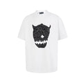 Thug Club Cracked Devil Skull Oversized T-Shirt, Unisex