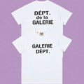 Gallery Dept. Galerie Dépt. Short Sleeve T-Shirt - White/Black