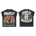 Rough Play "Bandaid for the Battle Wounds" Rock Hand Graphic Sleeveless Tee