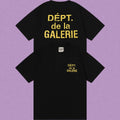 Gallery Dept. DÉPT. de la GALERIE Short Sleeve T-Shirt - Black/Yellow