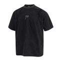 Thug Club Small Star Arrow Embroidery Black Oversized T-Shirt, Unisex