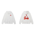Palace White Red Gradient Tri-Ferg Hoodie