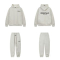 Fog Essentials Letter Print Oversized Hoodie & Sweatpants Two‑Piece Set