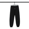 Fog Essentials Black Signature Joggers – Dark Relaxed Fit Hip-Hop Street Style