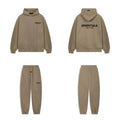 Fog Essentials Letter Print Oversized Hoodie & Sweatpants Two‑Piece Set