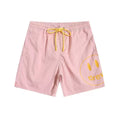 Drew House Smiley Face Swim Shorts, Light Pink