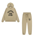 Fog Essentials Drop‑Shoulder Hooded Sweatshirt & Drawstring Jogger Pants Co‑Ord Set