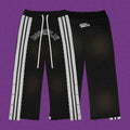 Roughplay Arch Logo Track Sweatpants - Black