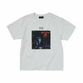 Thug Club Atmosphere Lightning Graphic White Oversized T-Shirt, Unisex
